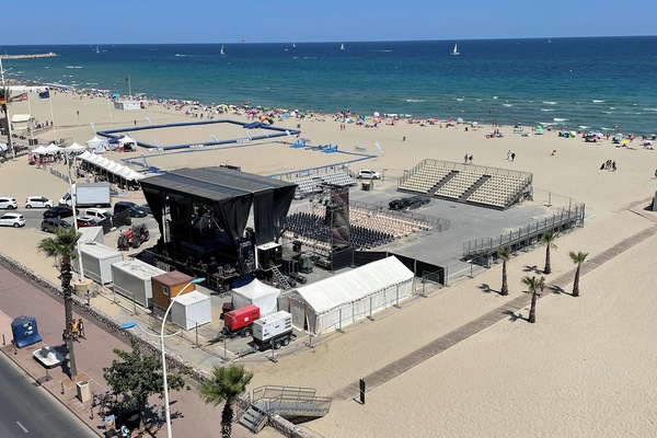 Accommodatie ligt op het strand