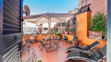 Appartement, 1 slaapkamer, terras | Terras