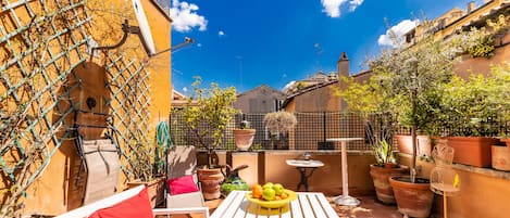 Huoneisto, 1 makuuhuone, terassi | Terassi/patio