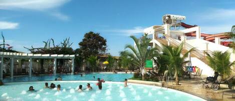 Piscina externa, piscina aquecida