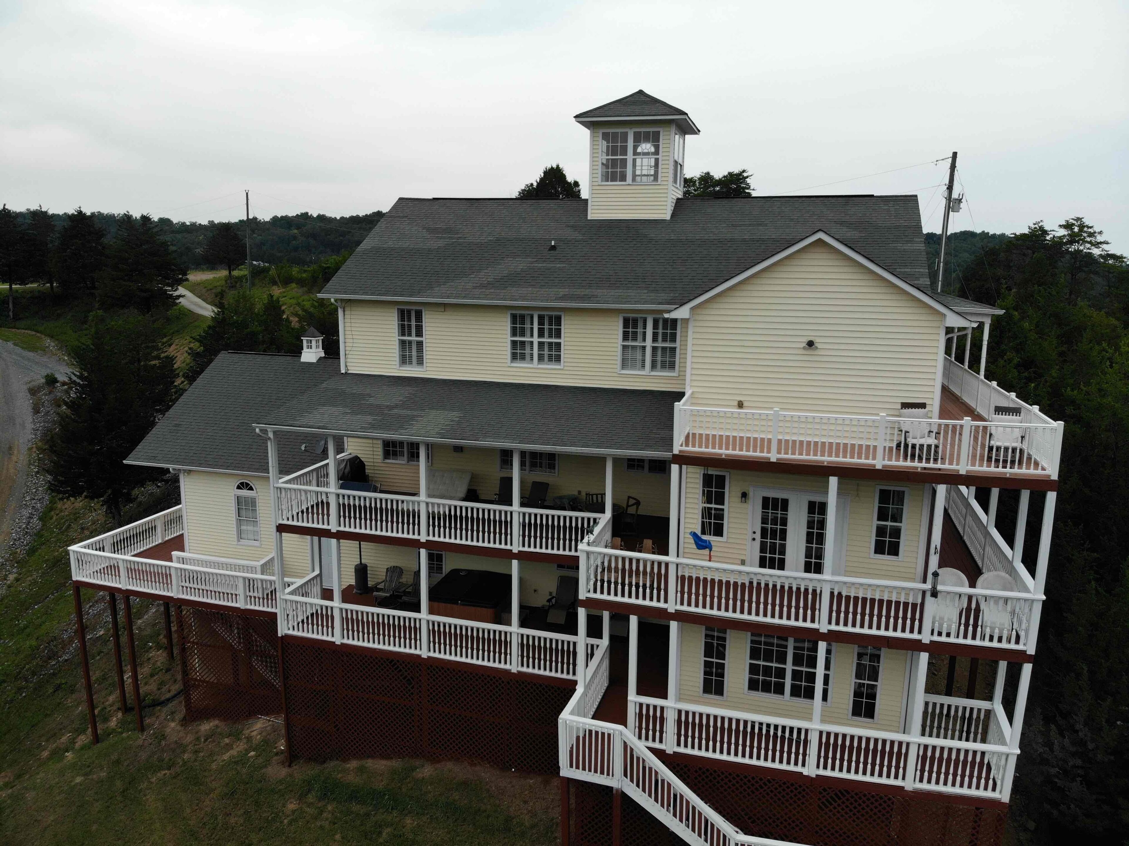 Back of property