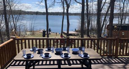 Private, family friendly lake home w/sandy beach in Crosslake on Pine Lake