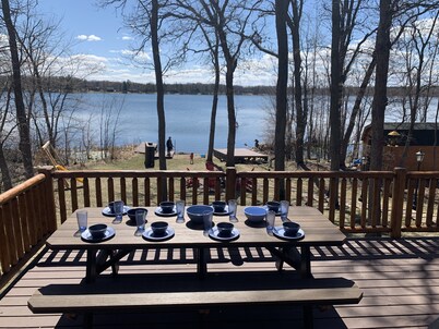 Private, family friendly lake home w/sandy beach in Crosslake on Pine Lake