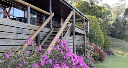Bush Farm overlooking quiet valley