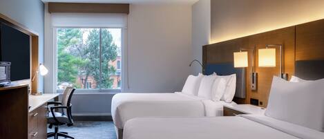 Premium bedding, pillow-top beds, in-room safe, desk