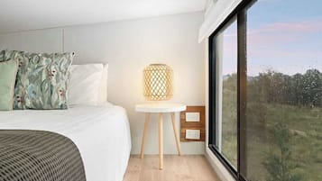 1 soveværelse, sengetøj