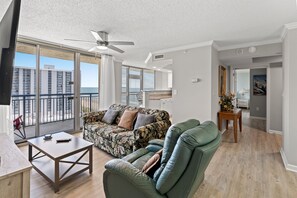 Smart TV, music library, video library