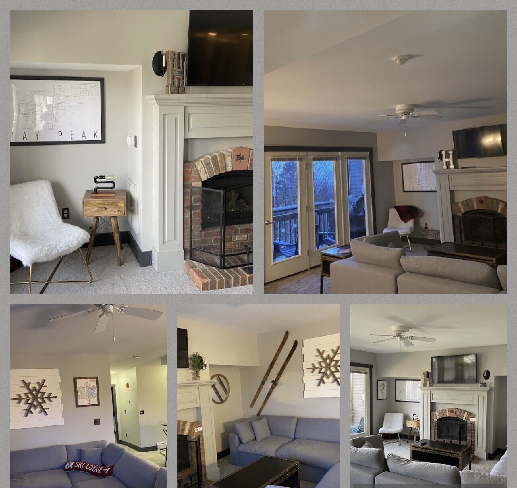 Jay Peak 4 Bedroom/4 Bath Ski-in/Ski-out Condo with lockout 2 Bedroom option