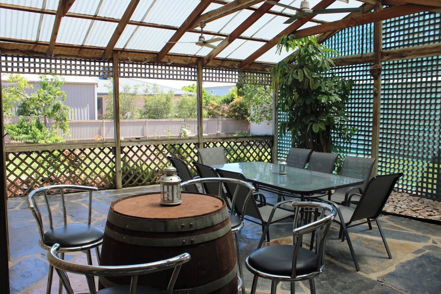 Outdoor dining