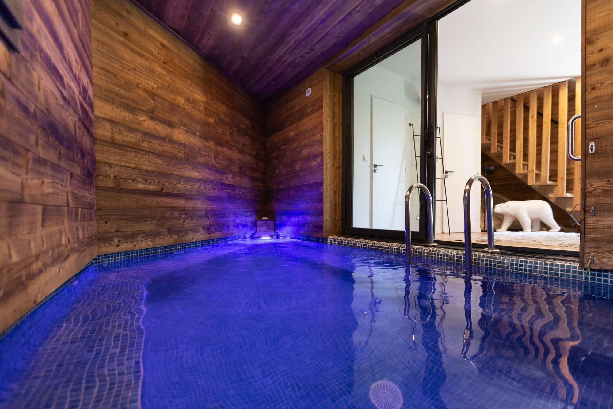 Indoor pool, a heated pool