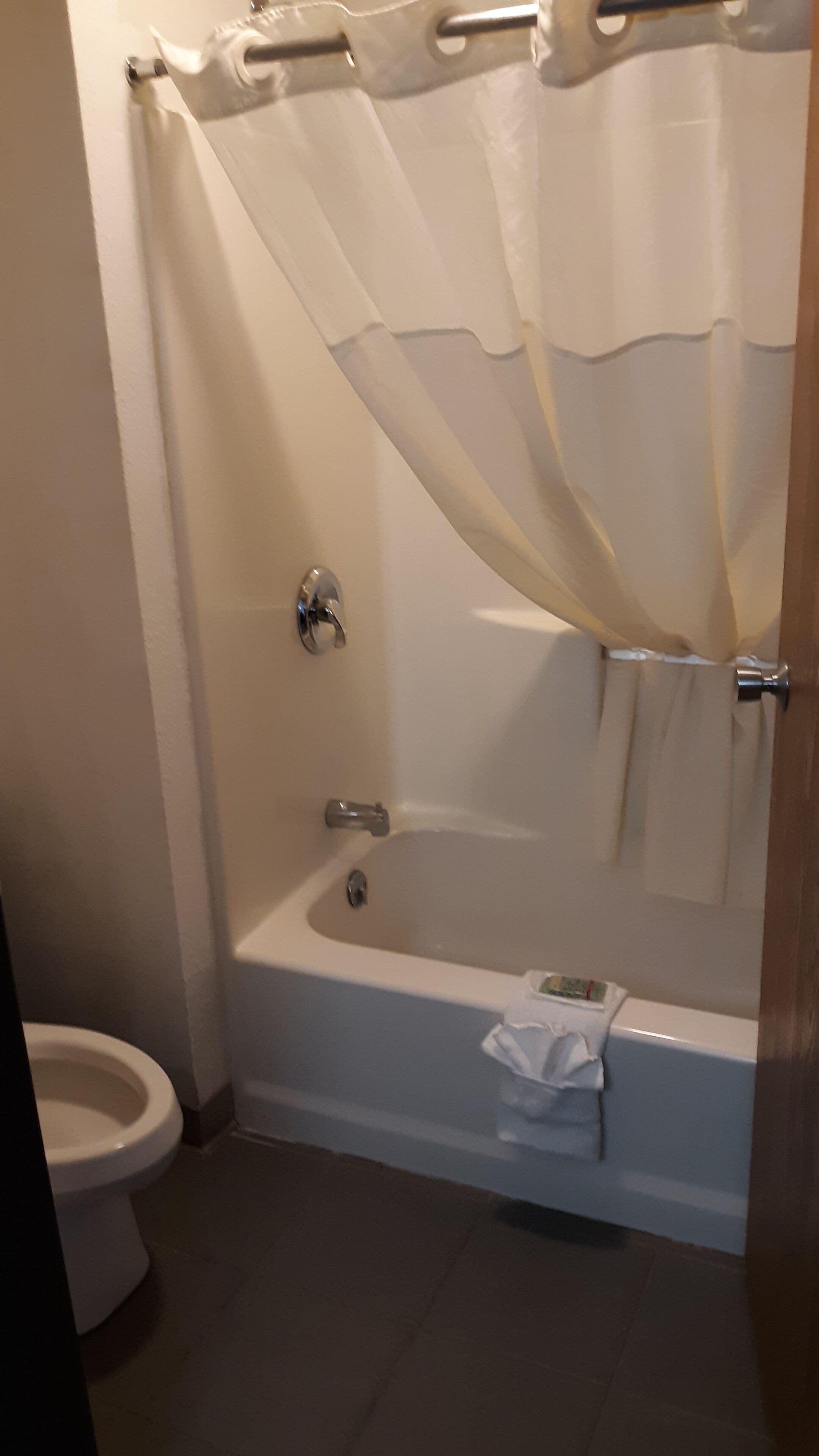 room, 2 queen beds | bathroom | combined shower/bathtub, free toiletries, hair dryer, towels