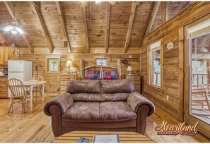 Televisión y chimenea 