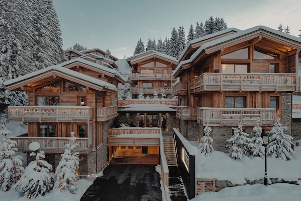 Blick von der Unterkunft