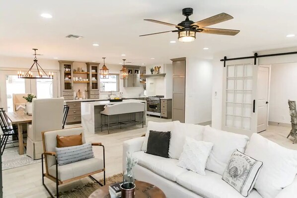 Smart TV, video games, books, stereo