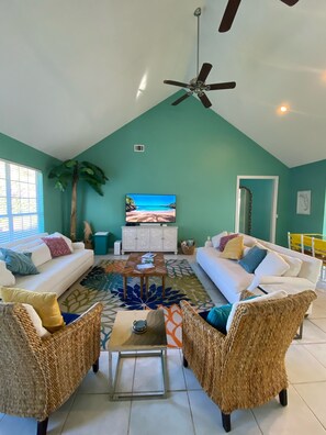 Smart-TV, DVD-Player, Bücher, Videothek