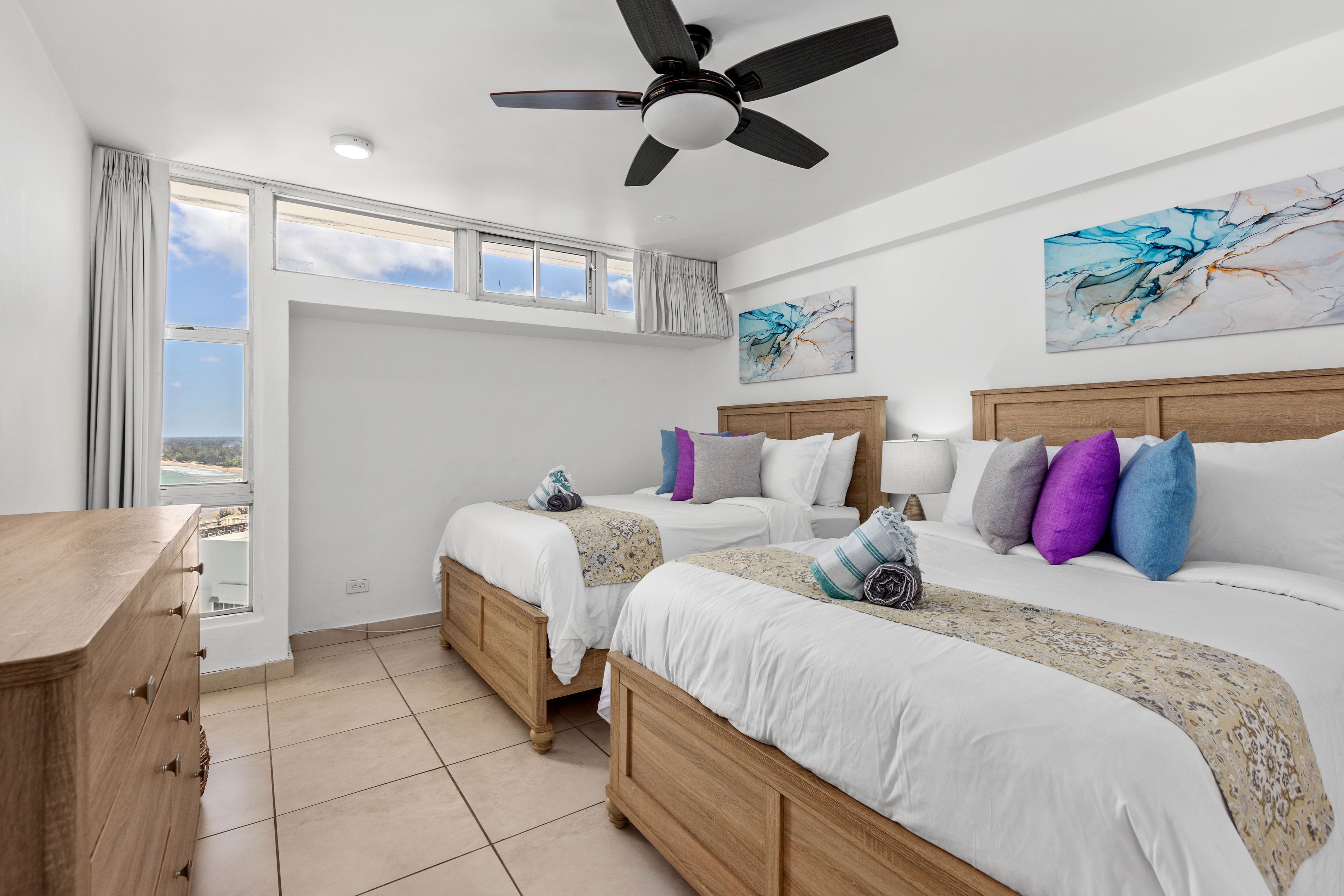 2 bedrooms, iron/ironing board, travel crib, free WiFi