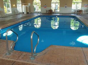 Indoor pool, outdoor pool