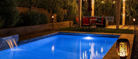 Opvarmet pool