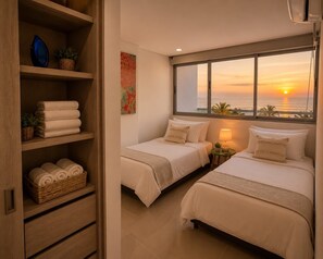 2 bedrooms, iron/ironing board, WiFi (free), bed sheets