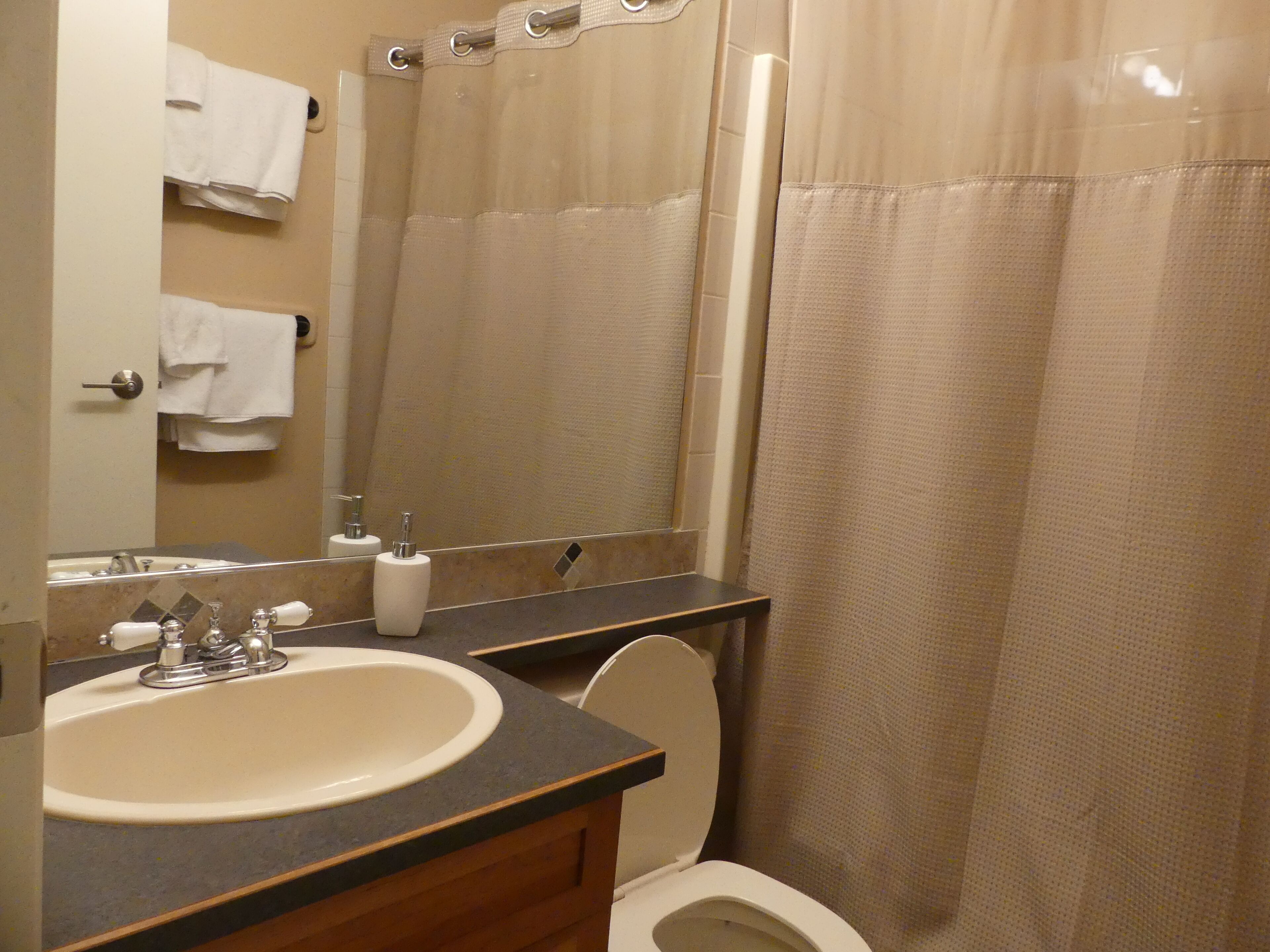 On mountain 2 bedroom 2 bathroom condo, access to hot tub and sauna