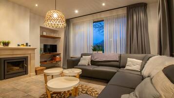 TV, DVD player, ping pong, stereo