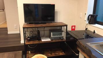 Private Vacation Home | Living area | 32-inch Smart TV with digital channels