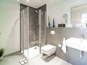 Shower, hair dryer - Hafenspitze App. 09, Deutschland (Wismar)