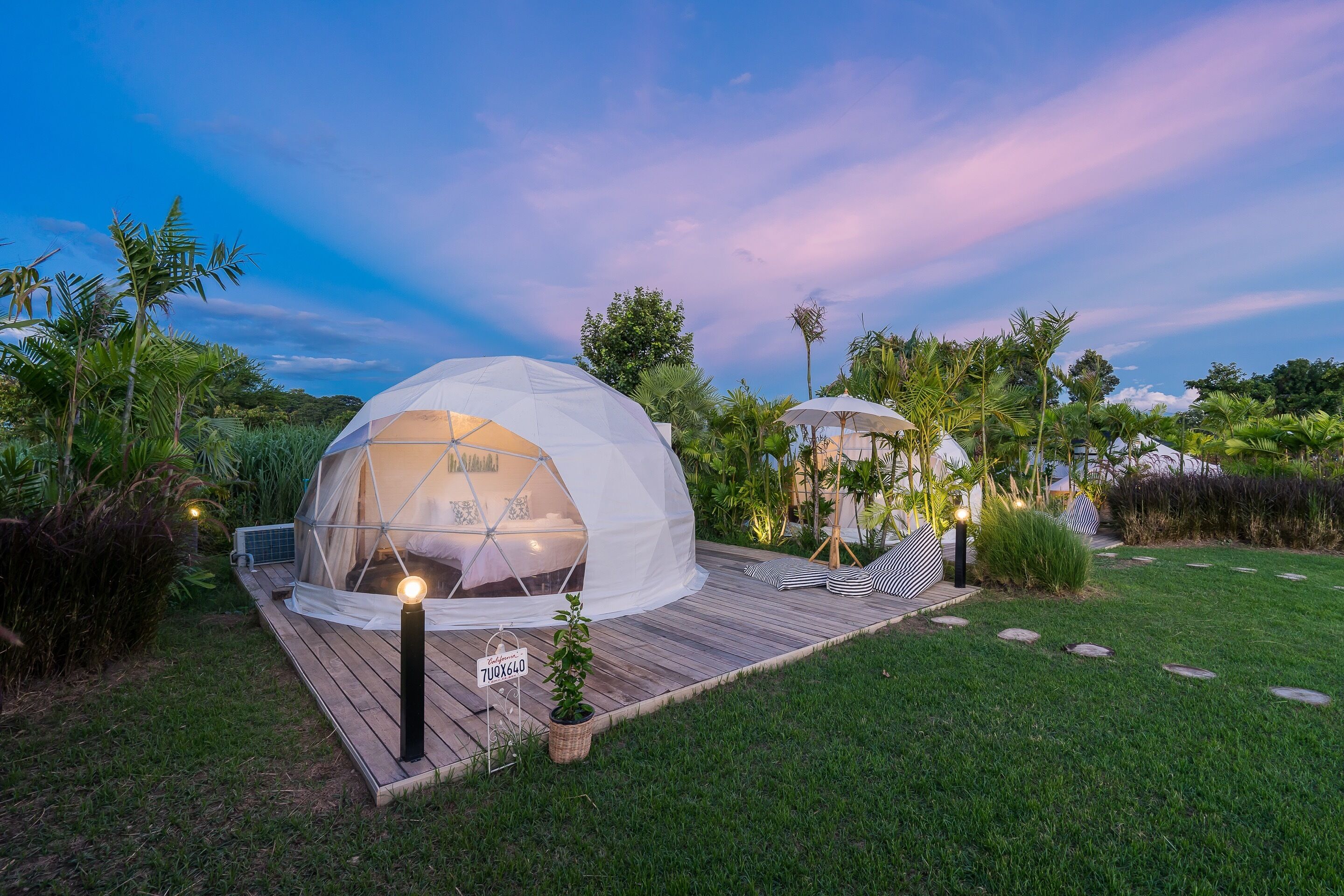 Glamping Dome | View from room