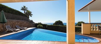 Family-friendly Villa Panorama with Sea View, Wi-Fi, Balcony, Garden, Terraces & Pool