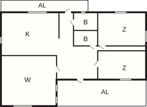 独立别墅 | 楼层平面图
