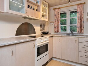 House | Private kitchen | High chair - 4 Person Holiday Home in Ringkobing (Ringkobing)