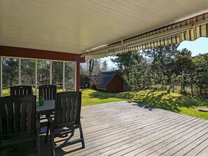 Balcony - 6 Person Holiday Home in Hals (Hals)