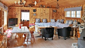 Fireplace - 8 Person Holiday Home in Fyresdal (Fyresdal)
