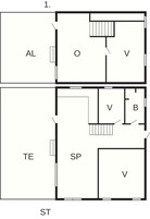 独立别墅 | 楼层平面图