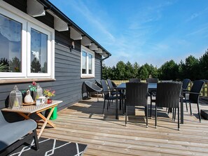 Balcony - Holiday Home in Væggerløse (Vaeggerlose)