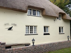 Exterior detail - Delightful thatched cottage in beautiful sleepy Dorset village and countryside (West Knighton, nr Dorchester, Dorset)