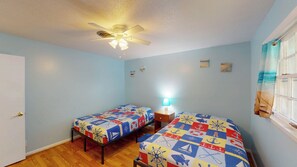 2 bedrooms, iron/ironing board, free WiFi, bed sheets