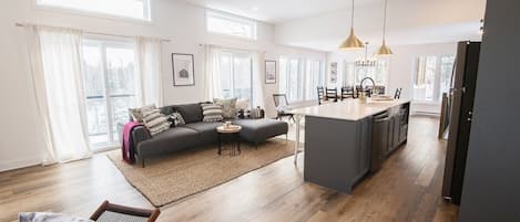 TV, fireplace, DVD player, table football