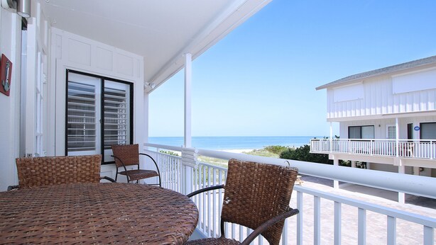 House, Multiple Beds, Kitchen, Beach View | Balcony - Gulfside Villas #15 (Indian Rocks Beach)