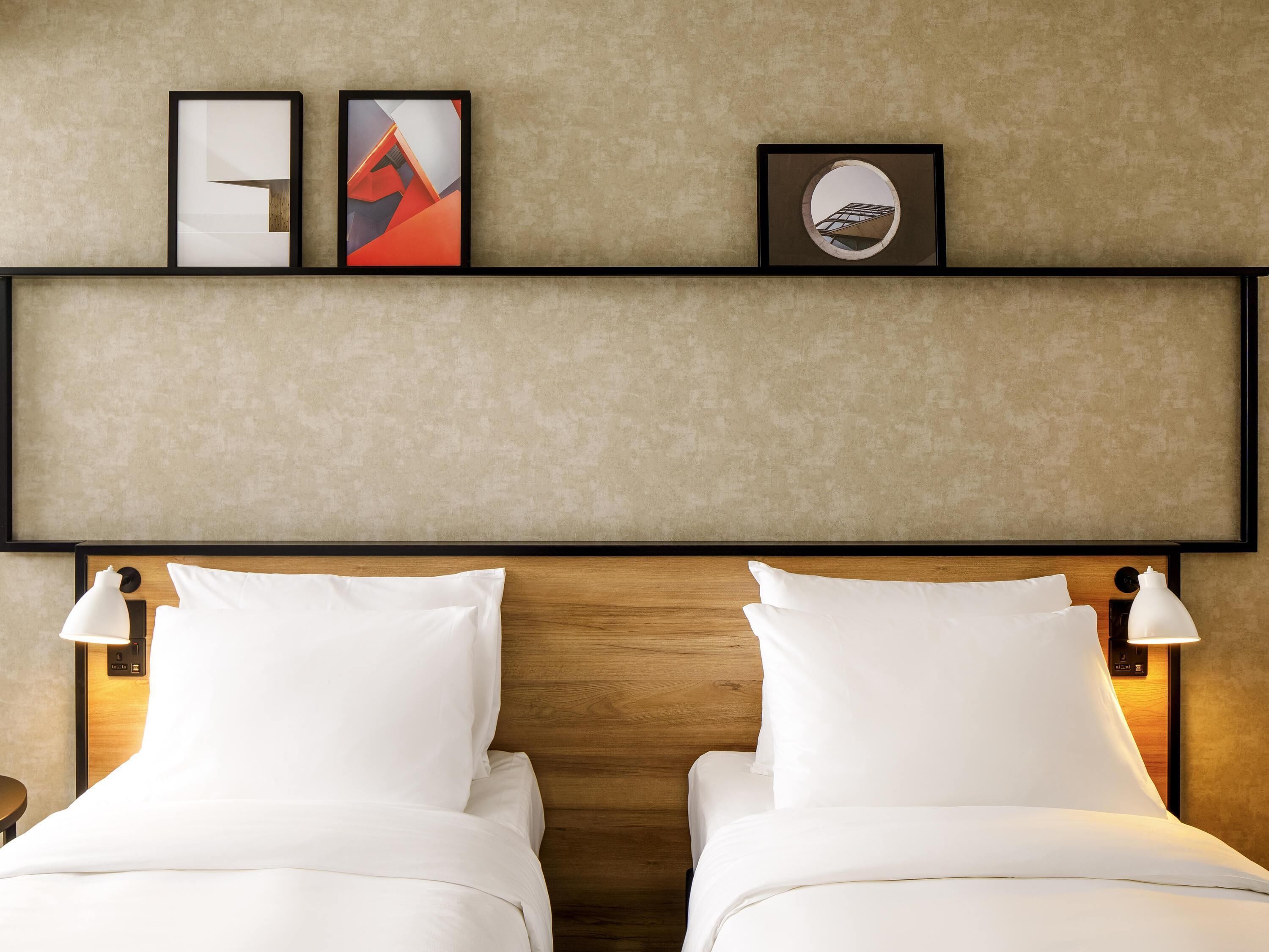 standard twin room, 2 single beds | hypo-allergenic bedding, minibar, desk, laptop workspace