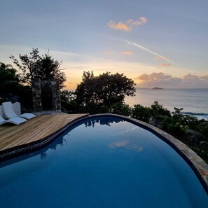 Outdoor pool - New Construction Oceanfront Home/Pool Private Walk To Beach (Virgin Gorda)