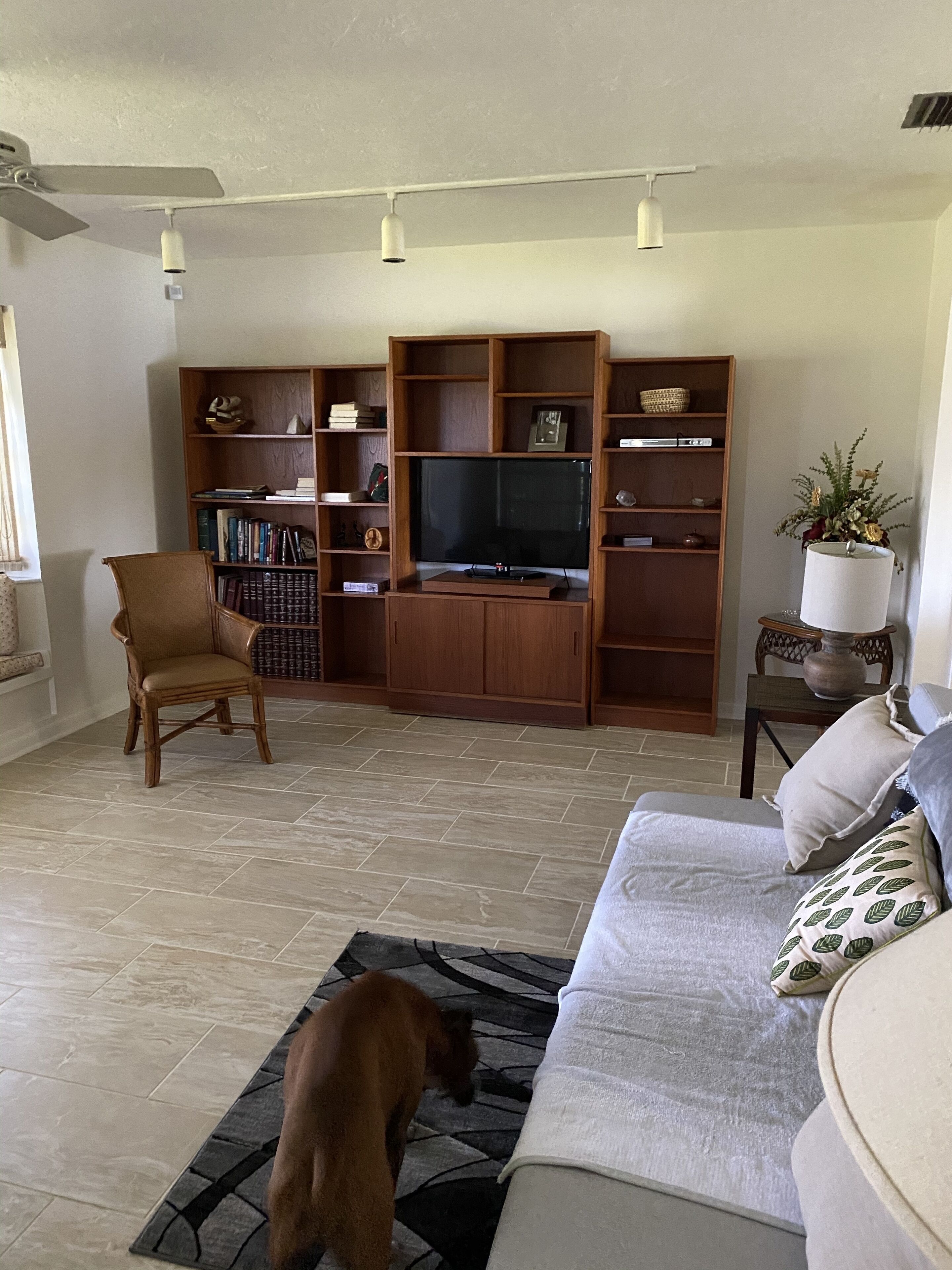 beautiful home on a 3 acre lake with security