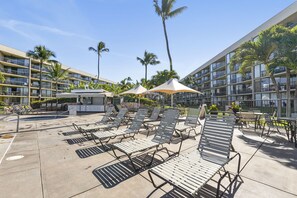 Terrace/patio - Maui Sunset A111, ground floor paradise (Kihei)