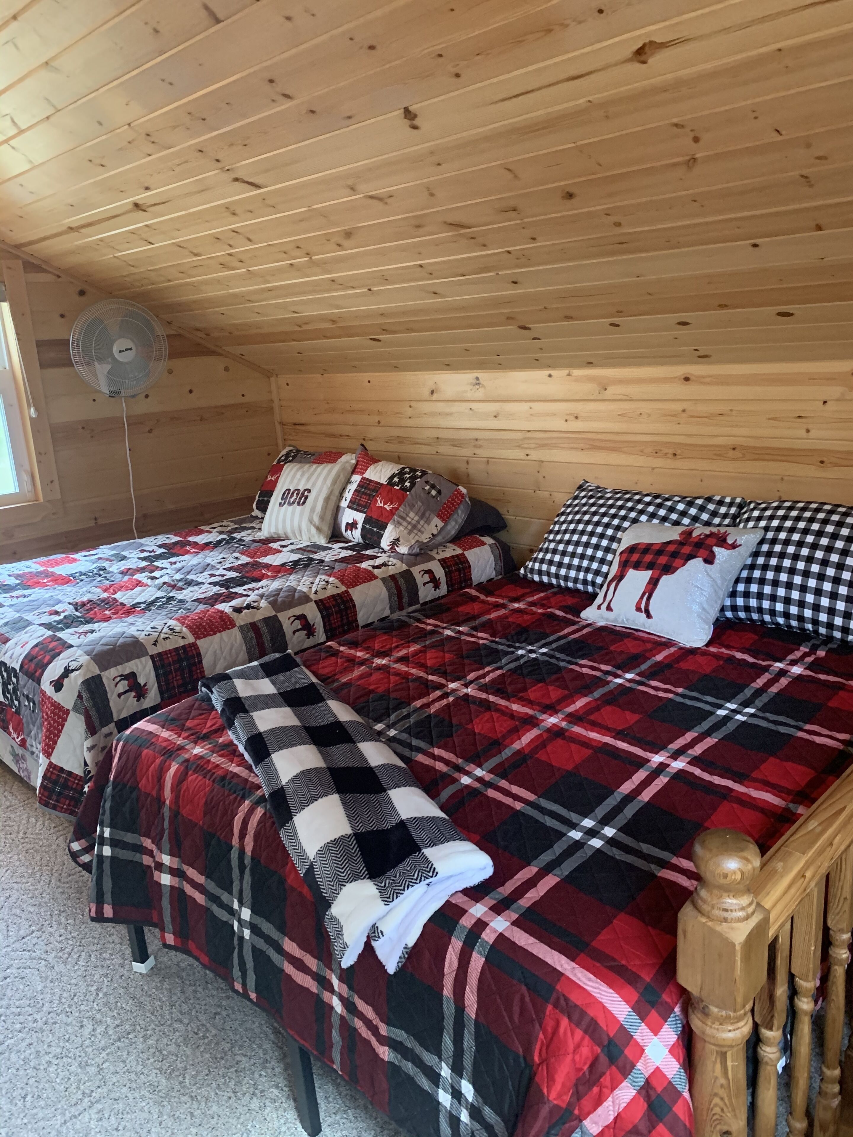 Lake House 100 yards off snowmobile trail #8. 