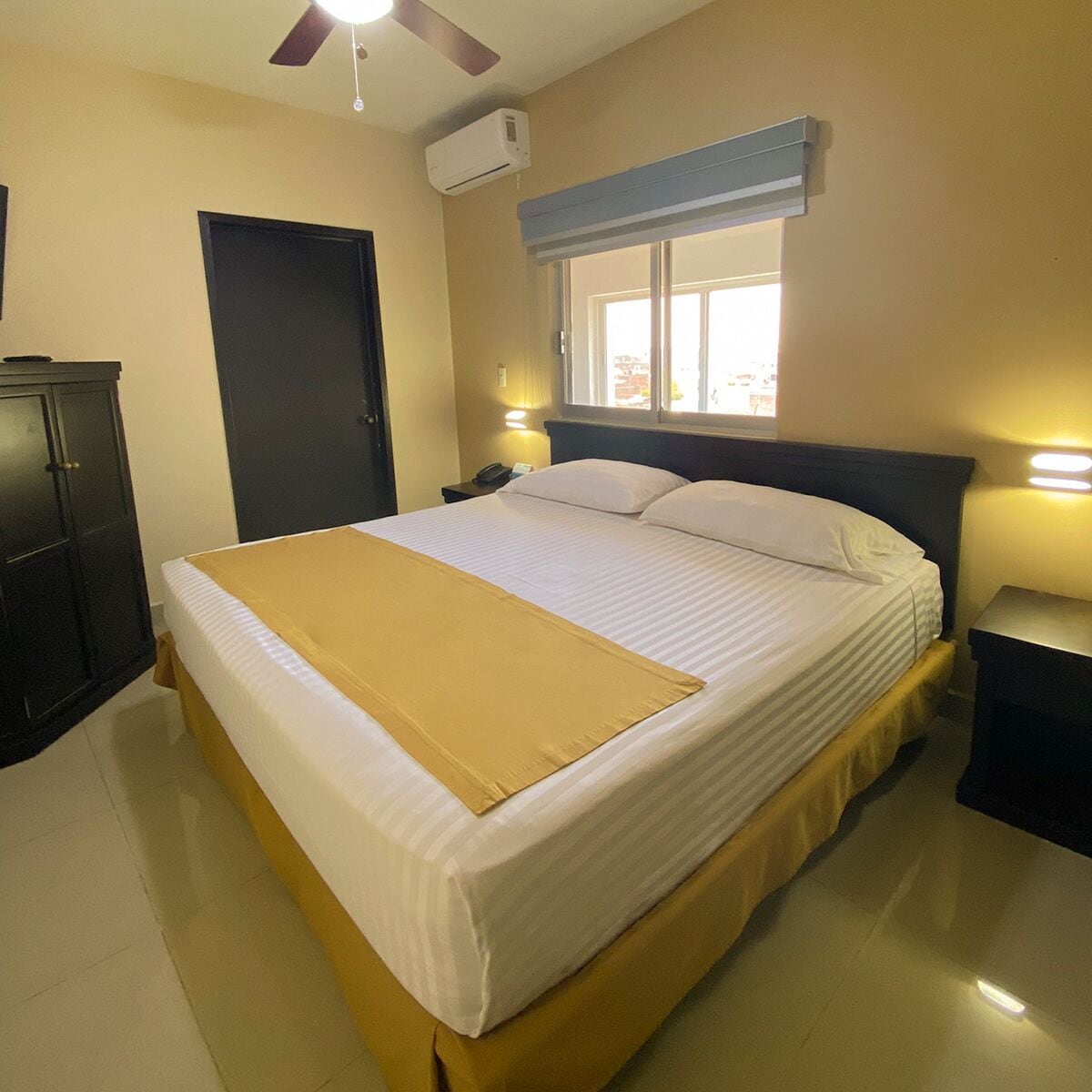 iron/ironing board, free wifi, bed sheets