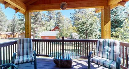 Friendly cabin with WiFi, deck, and porch swing - close to the National forest