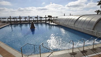 Indoor pool, outdoor pool
