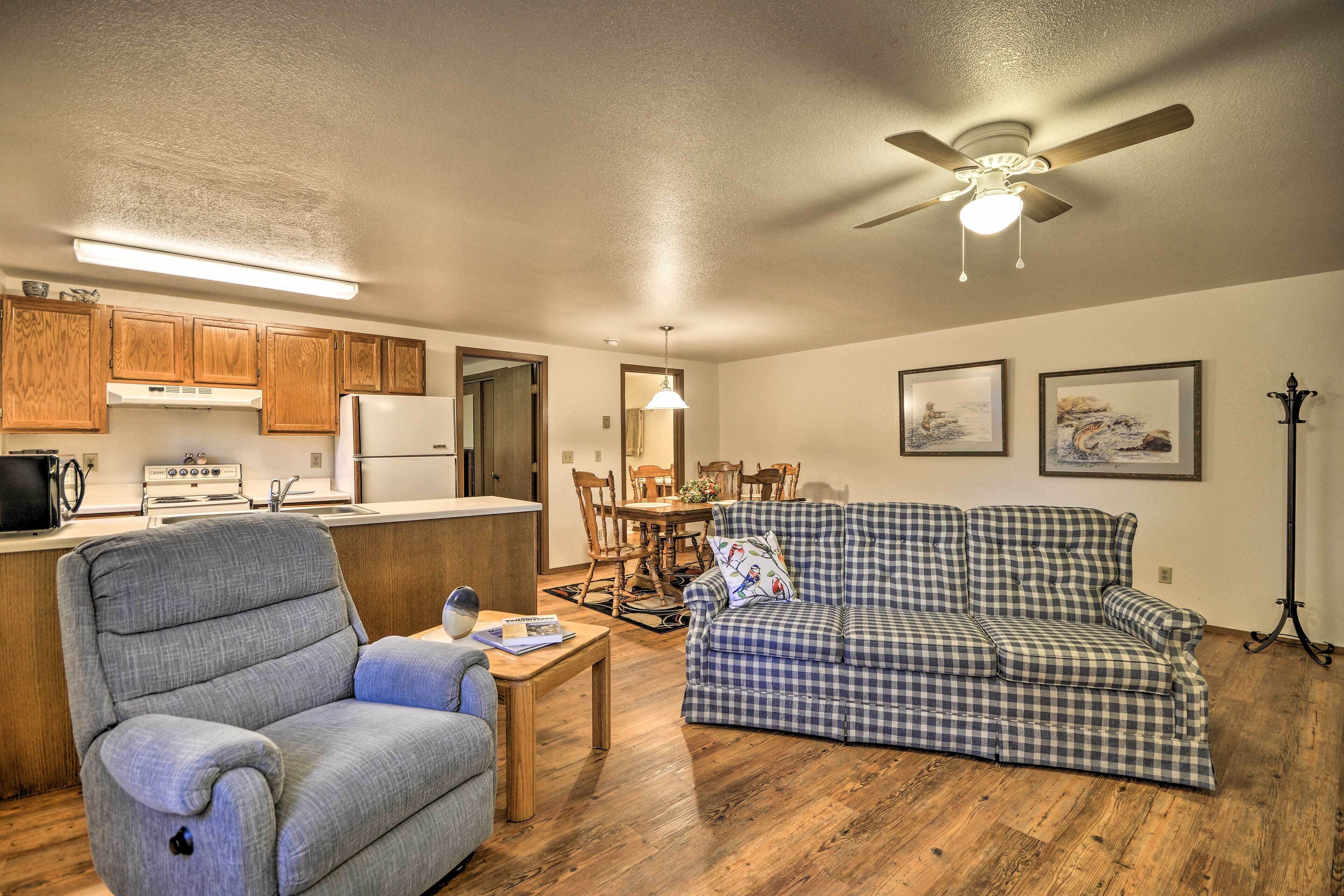 Charming Columbus Apt Along Yellowstone River