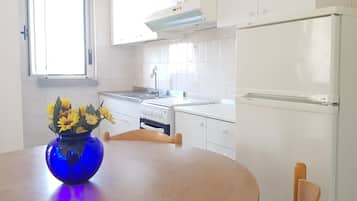 Apartment | Living area | 21-inch flat-screen TV with digital channels, TV
