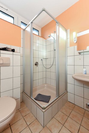 Towels, soap, toilet paper